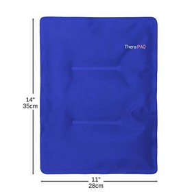 TheraPAQ Poche Grande Taille de Gel Thérapie Thermique Chaud/Froid | PackGlace Réutilisable pour Hanches, Épaules, Dos, Membr