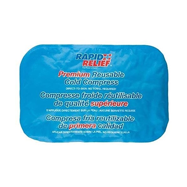 Rapid relief Ra11270 Premium réutilisable Compresse froide, 20,3 x 30,5 cm