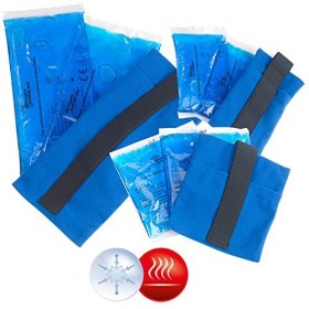 6&nbsp;compresses chaudes/froides avec&nbsp;3 housses à scratch [Newgen Medicals]