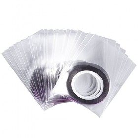ASNI 20pcs nail Sticker Bandes Striping Tape Autocollant Manucure Ongle Nail Art Tips