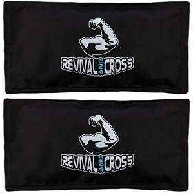 Lot de 2 paquets de glace réutilisables pour blessures au niveau des épaules et des poignets du rotor - Dos - Genou - Cou et 