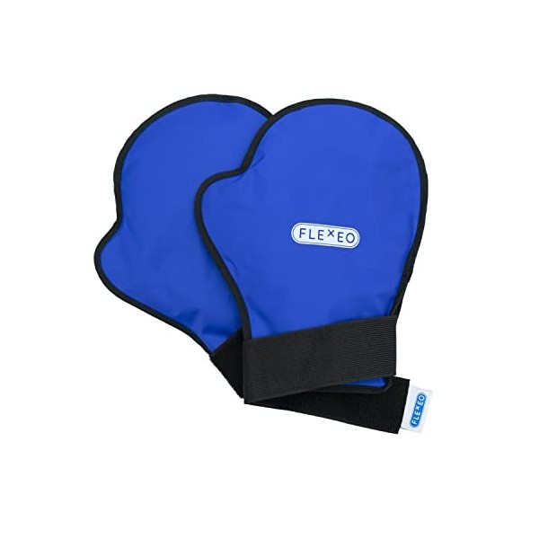 FLEXEO Gants rafraîchissants & gants chauffants – Compresse rafraîchissante avec fermeture Velcro – Gants de refroidissement 