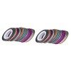FRCOLOR 156 Rouleaux Ruban Adhésif Décoratif Autocollants Décoratifs Adhésif Autocollants Striping Tapes Ligne Adhésif Autoco