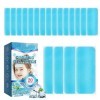 20 Pcs Patch De Gel Refroidissant pour La Fièvre, Patch De Gel Rafraîchissant, Refroidissement Patche, Soulagement De La Fièv