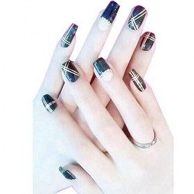 32pcs couleurs mélangées rouleaux dongles Striping Tape Line DIY Nail Art Conseils décoration autocollant ongles soins créat