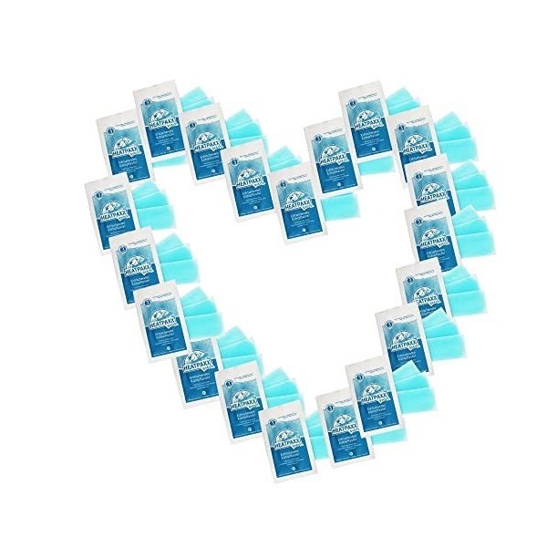 HPXfresh® Lot de 21 patchs réfrigérants avec menthol pour rafraîchissement et rafraîchissement 12 x 5 cm 