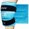 Enveloppe de glace pour le genou soulager la douleur, Poche de froid en gel réutilisable et flexible pour les blessures, Gonf