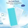 Dyceittdia Poche de Gel Froid,Poche de Glace en Gel, Poche Glace, Gel Patches De Refroidissement, Pour Rafraîchir et Soulager