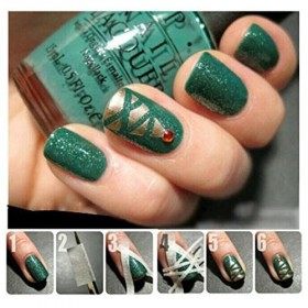 Bethyall Soin Pied Nail Decor Style Art Nail Creative Manucure French 17m * 0.5cm Tape Stickers Tips Soin Ongles Abimes Whit