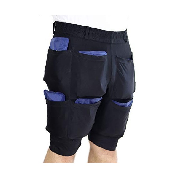 Maigrir Par Le Froid - Short Refroidissant Haute Puissance 4800G - Taille XL - Poches De Gel Non Incluses