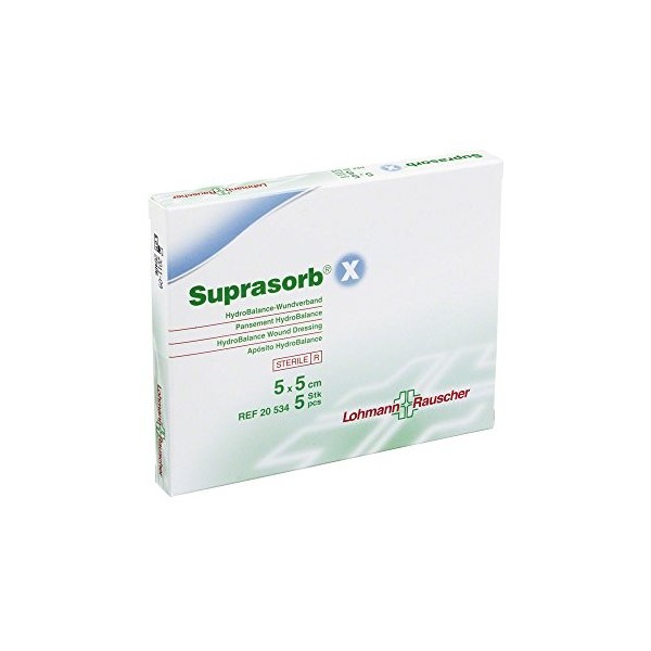 SUPRASORB X COMPR 5X5CM 5PZ