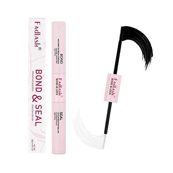 FADLASH Colle pour Cils 48-72h Lash Bond et Seal DIY Cluster Cils Adhésif Pour Cils Bond & Seal Imperméable Pour Individuels 