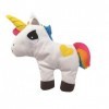 Peluche chauffant Licorne avec graines de blé et de lavande, pour le micro-ondes.