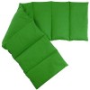 Extra long - Coussin aux graines de groseille compartimenté en huit 75x20cm - vert clair - Coussin bouillotte aux graines - C