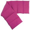 Extra long - Coussin aux graines de groseille compartimenté en huit 75x20cm - fuchsia - Coussin bouillotte sèche - Compresse 