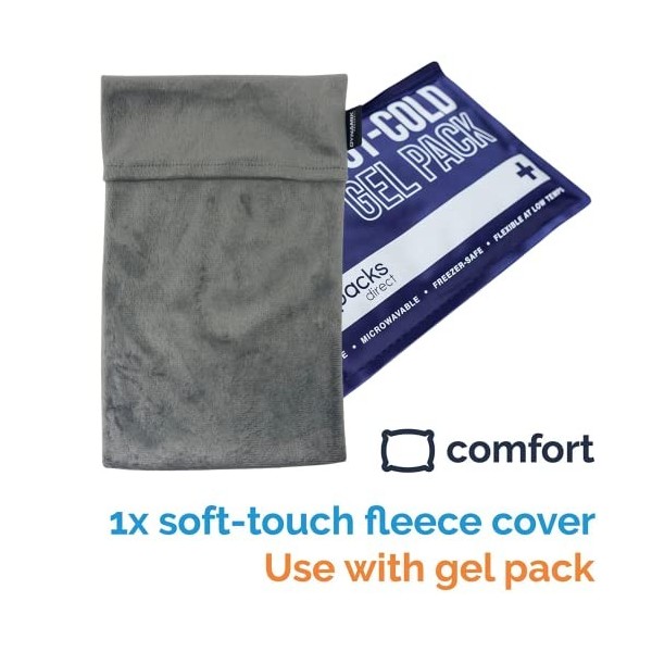 Pack de glace en gel 2x pour les blessures sportives avec sangle de compression froide - pack réutilisable chaud et froid pou