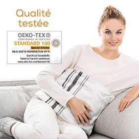 Beurer HK 25 Coussin chauffant, 3 niveaux de température, housse lavable en machine, arrêt automatique, chauffe dos, ventre e