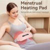 Coussin Chauffant Menstruel, Ceinture Chauffante Electrique Coussin de Massage Chauffant Rechargeable 3 Modes pour le Soulage