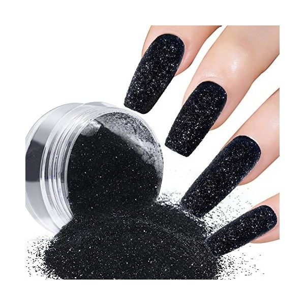 2 Boîtes Blanc Perle - Aurora Ice Chrome Pigment poudre Transparente pour les ongles, Vernis Donut Paillettes Poudre Effet Mi