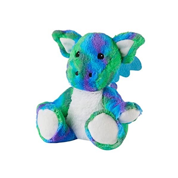 Warmies Peluche entièrement chauffante parfumée à la lavande française – Dragon arc-en-ciel, taille M, CP-DRA-4