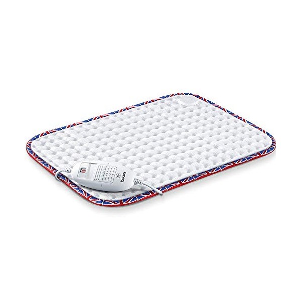 Beurer Coussin chauffant HK-UK | Coussin chauffant électrique pour la détente | 3 réglages de température régulés électroniqu