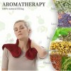 Aroma Season Chauffe-cou pour la douleur Coussin chauffant pour le cou et les épaules à micro-ondes Enveloppe chauffante pour