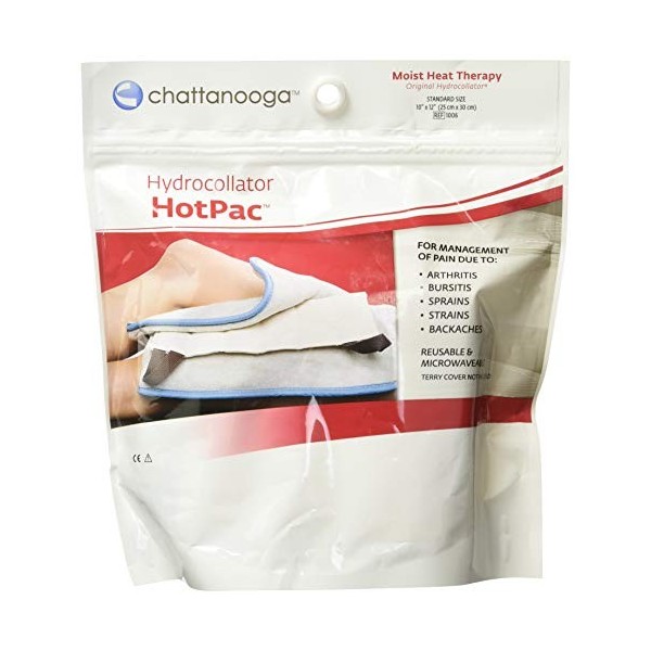 Chattanooga Hydrocollator Hydrocollator Thérapie humide HotPac : Pack chaud de taille standard 25,4 x 30,5 cm 