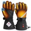 Gants chauffants pour hommes et femmes avec batterie rechargeable 7,4 V 3000 mAh L taille 