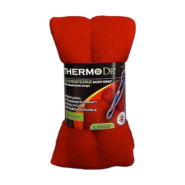 ThermoDR Coussin chauffant pour le dos, les épaules, le ventre et le cou Rouge