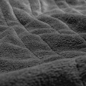 sinnlein® Chauffe-lit Surmatelas Chauffant | 200 x 180 cm | Anthracite | Certifié au standard TÜV SÜD GS | Couverture Électri