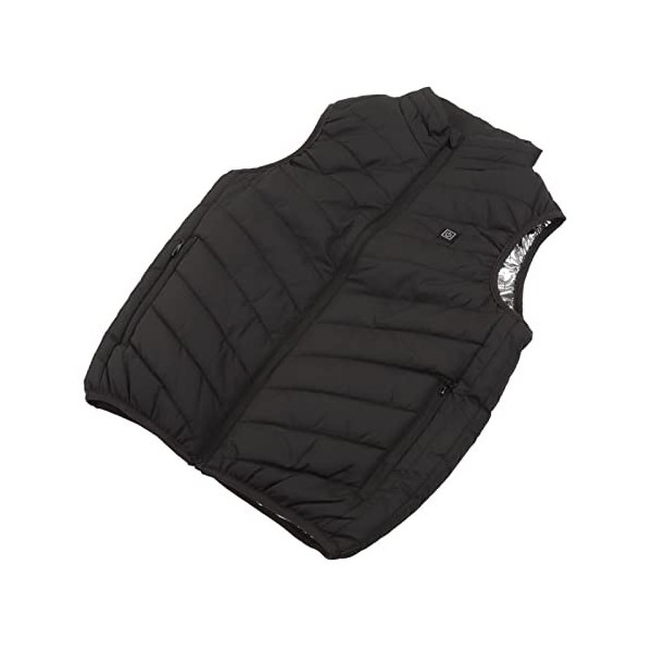 Shipenophy Veste Chauffante, Gilet Chauffant 3 Niveaux Réglage de la Température 3s Chauffage Rapide pour Homme 3XL 75-82.5kg