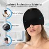 Masque de soulagement des maux de tête et de migraine, thérapie par le froid, confortable et extensible pour les yeux gonflés