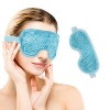 CAM2 Masque pour les yeux rafraîchissant, masque pour les yeux froid, masque pour les yeux réutilisable avec perles en gel, m