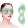 Pack pour Les Yeux en Gel Réutilisable,Masque Yeux Froid et Chaud en Gel,Masque réutilisable pour les yeux en gel froid et ch