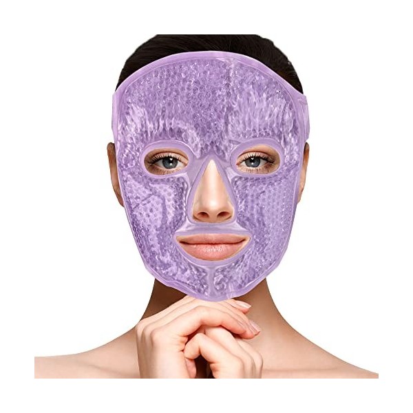 Perfect Remedy - Masque Visage Femme/Homme Avec Perles De Gel, Masque Yeux  Froid