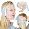 Medcosa Masques intégraux à gel froid réutilisables pour le visage, pour soulagement des migraines, des douleurs aux sinus, d