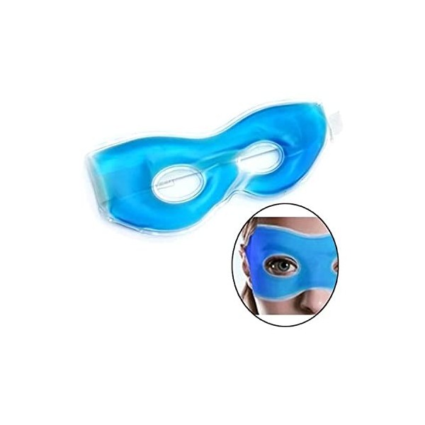 Masque Gel des Yeux - Masque de Refroidissement Relaxant et Apaisant - Soins Chauds Ou Froids - Idéal pour Insomnies, Gonflem