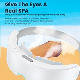 Masseur pour les yeux avec chaleur et refroidissement, masque de massage à la vapeur froide pour le temple des yeux, instrume