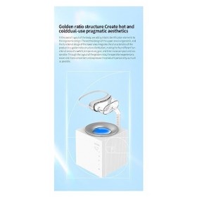 Lumière LED pour cils Améliore les cernes sous les yeux Spray oculaire chaud et froid SPA Apaisant et améliore les cernes sou