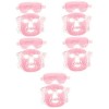 Sosoport 3 Ensembles Masque De Beauté Tenue Rose Pack De Glace Masque pour Les Yeux Masque Facial Rose Grand Masque Rose Chau