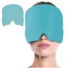 Bonnet Gel migraine, Réutilisable Masque migraine et céphalées Housse Extensible et Confortable Compresse Chaud Froid Poche D
