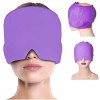 EEUK Bonnet Anti migraine Chaud et Froid, Bonnet en Gel pour la migraine Taille Unique - avec Gel glacé réutilisable pour Les