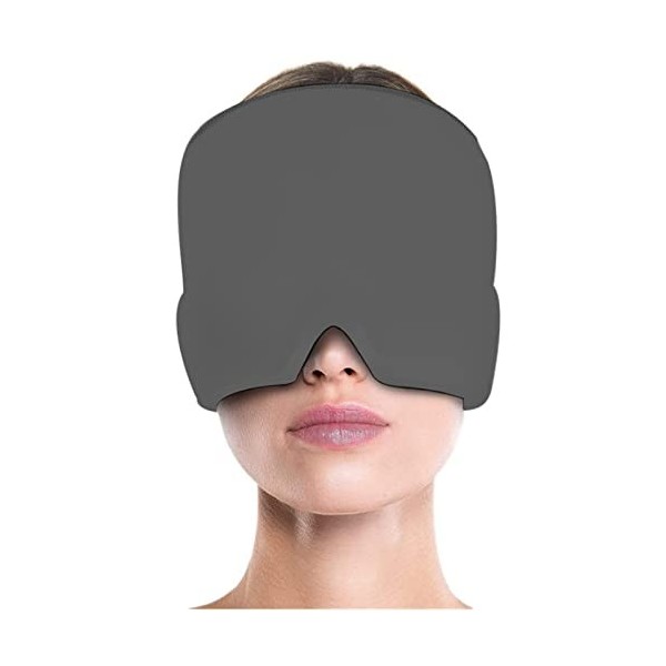 EEUK Bonnet Anti Stress et migraine, Réutilisable Masque migraine et céphalées Headache Hat Les Sinus et Le Stress, Bonnet An