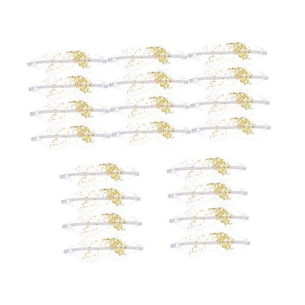 FRCOLOR 20 Pcs Lunettes En Pvc Masque Pour Les Yeux De Sommeil Gel Pour Les Yeux Masque Pour Les Yeux De Sommeil Bandeau De V