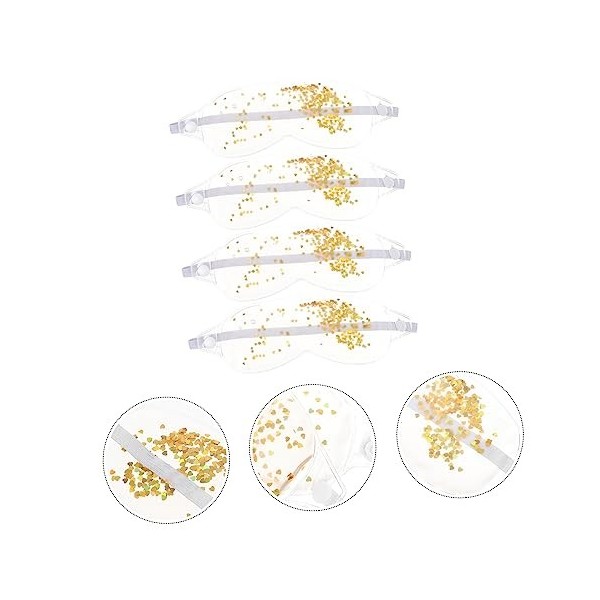 FRCOLOR 20 Pcs Lunettes En Pvc Masque Pour Les Yeux De Sommeil Gel Pour Les Yeux Masque Pour Les Yeux De Sommeil Bandeau De V