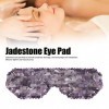 Coussinet de Masque pour les Yeux en Jadestone, Chaud ou Froid à Laide Dun Masque de Sommeil pour les Yeux du Visage en Jad