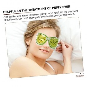 Beaupretty 30 Pièces Compresse Froide Banquise Masques De Sommeil Masque Coréen Masque Pour Les Yeux De Voyage Activités DAp