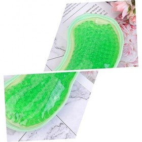 6 Pièces Masque Pour Les Yeux En Gel Masques De Sommeil Ombre À Paupières En Lin Sangle Réglable Masque Pour Les Yeux Bandeau