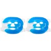 Healifty Pad Gonflé pour Massage Gonflé Facial Minceur Yeux Sombres Masque Froid Cercles de Beauté Gel de Glace