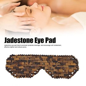 Coussinet de Masque pour les Yeux en Jadestone, Chaud ou Froid à Laide Dun Masque de Sommeil pour les Yeux du Visage en Jad